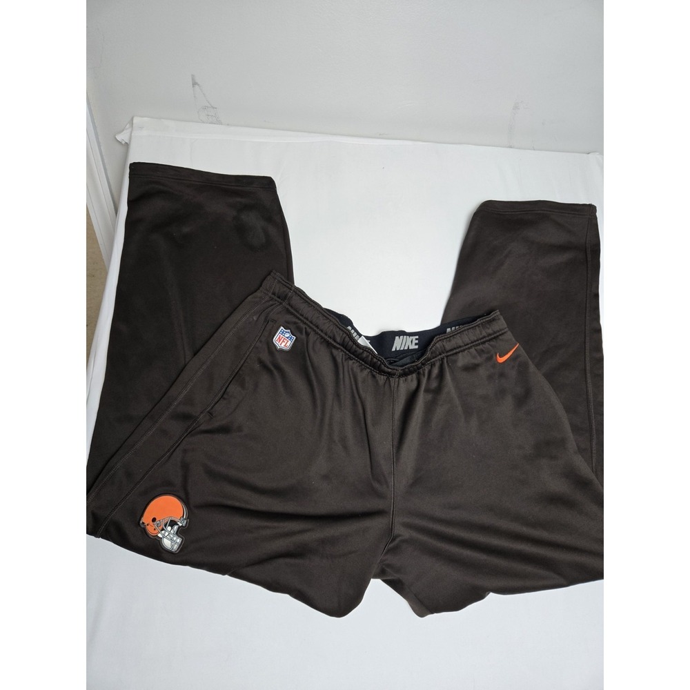 Nike Therma-FIT Cleveland Browns NFL Training Pants Brown Mens 3XL